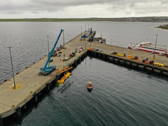 MEMBER NEWS: Mocean Energy’s Blue X arrives in Orkney prior to sea trials