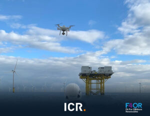 Drone inspection of offshore substation